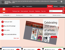 Tablet Screenshot of demo.parcelforce.com